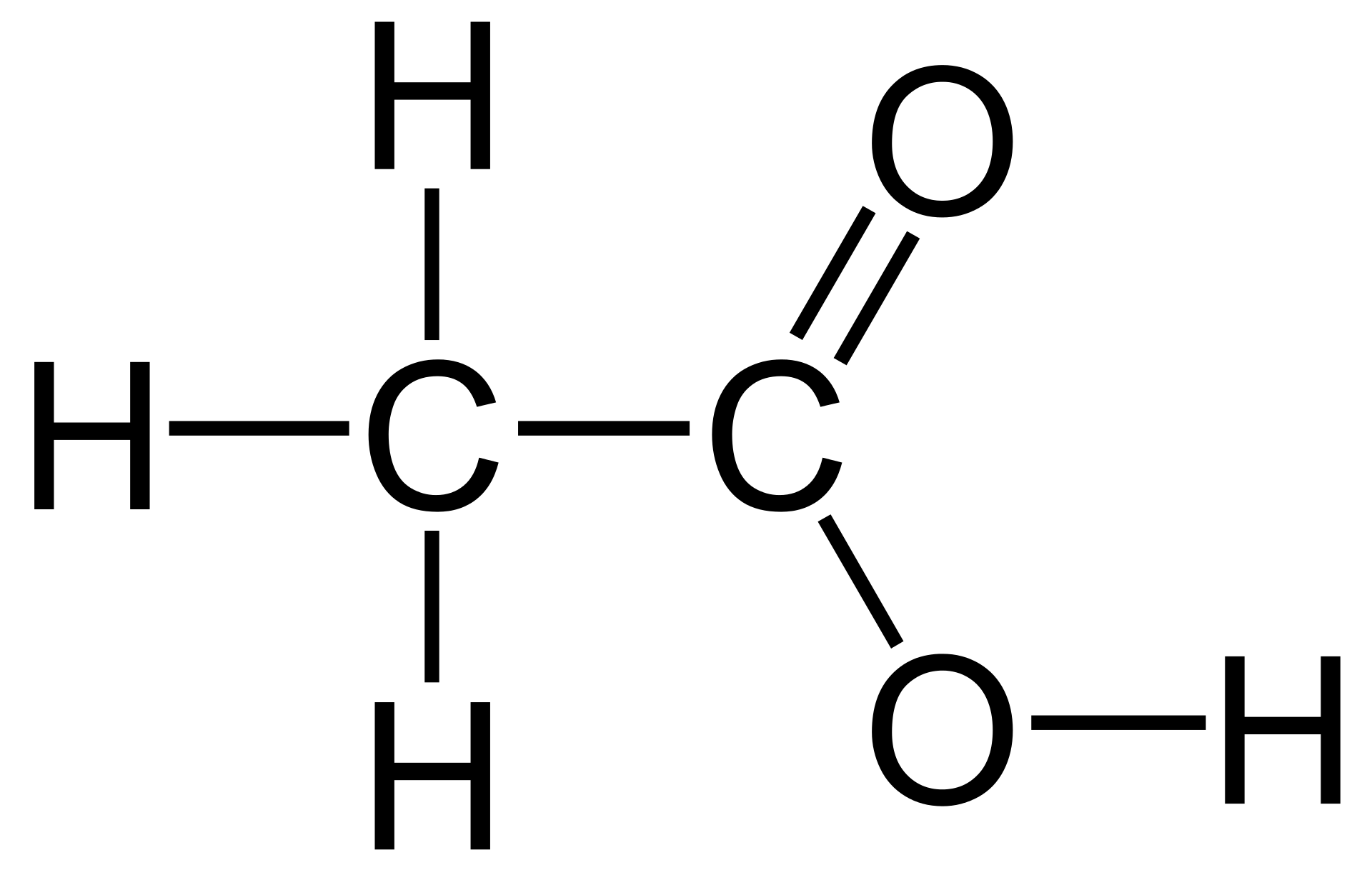 acetic acid structure