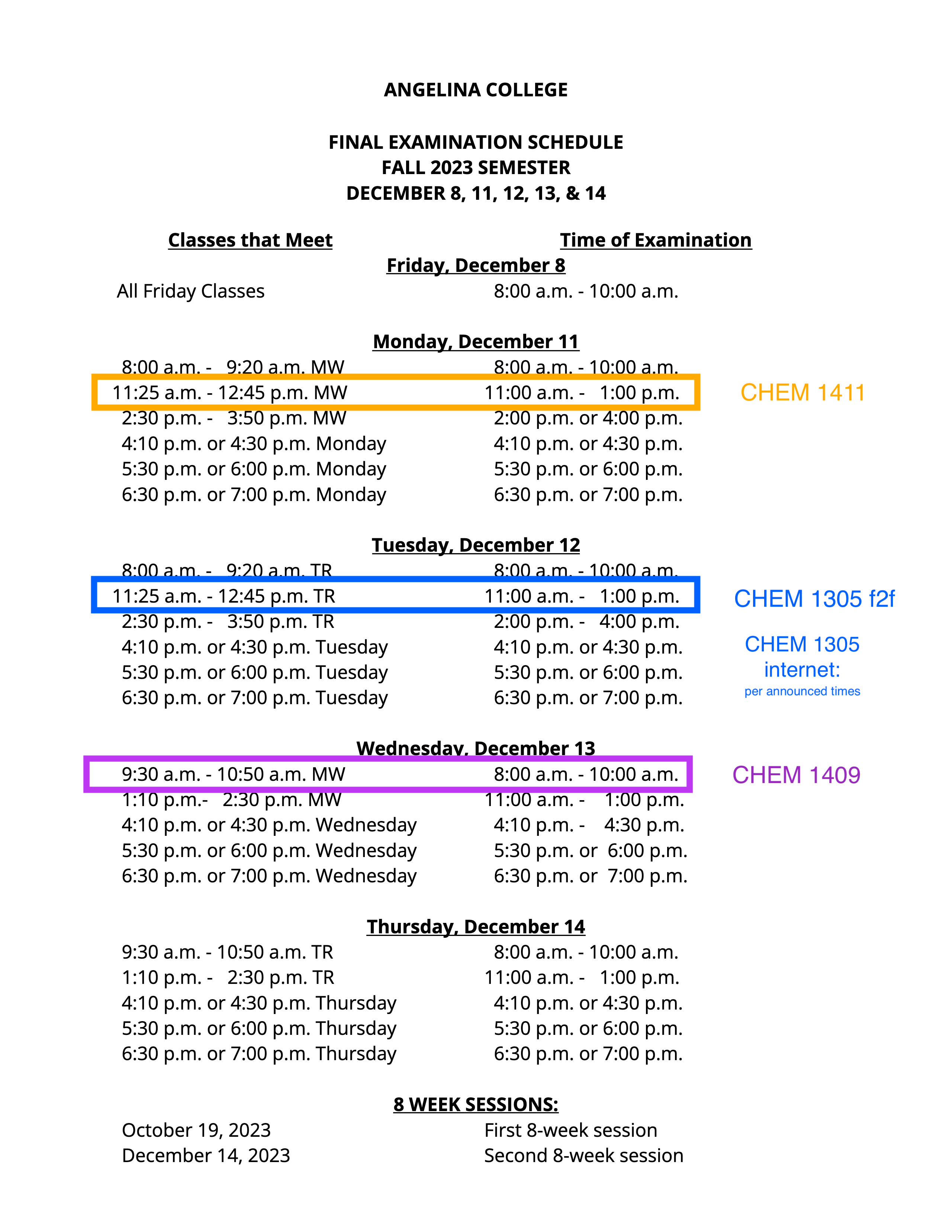 Iup Final Exam Schedule Fall 2025 Images References :